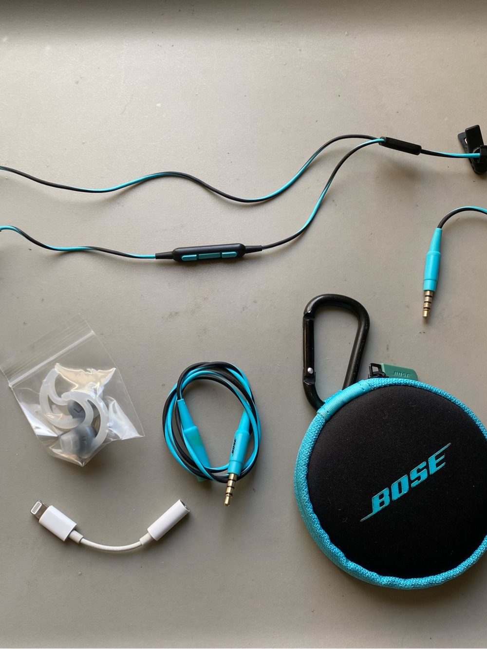 Bose Soundsport in ear earphones (IOS)